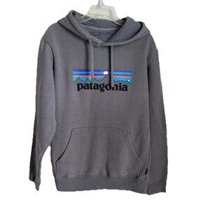 Patagonia Gray P-6 Uprisal Long Sleeve Hoodie Unisex